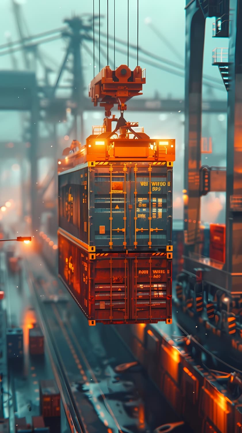 Delivery team unloading packages from a van